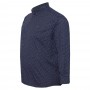 Темно-синя чоловіча стрейчева сорочка великих розмірів BIRINDELLI (ru00710775)