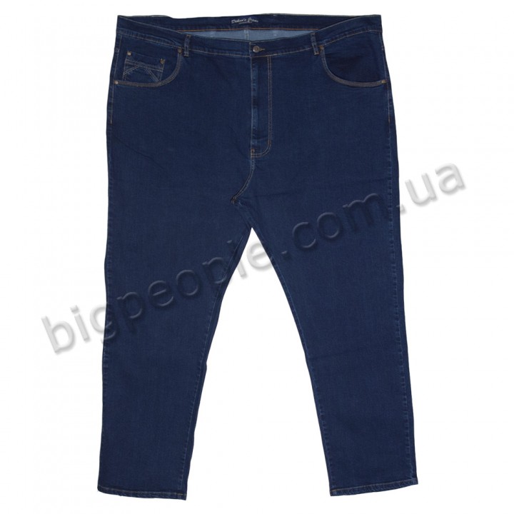 Чоловічі джинси DEKONS великих розмірів. Колір темно-синій. Сезон літо. (DZ00414007)