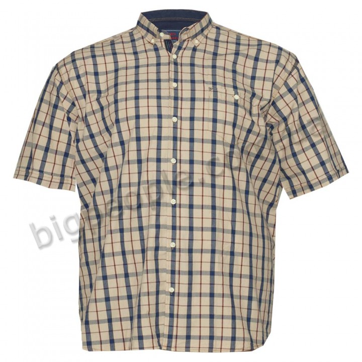 Рубашка мужская BIRINDELLI для больших людей. Цвет бежевый. (ru00352343)