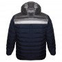 Мужская демисезонная куртка OLSER для больших людей. Цвет тёмно-синий. (ku00472895)
