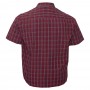 Бордовая хлопковая мужская рубашка больших размеров BIRINDELLI (ru05157269)