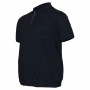 Чорна чоловіча футболка великого розміру на манжетах ANNEX (fu00730096)