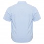 Блакитна бавовняна чоловіча сорочка великих розмірів BIRINDELLI (ru05170994)