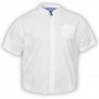 Белая льняная мужская рубашка больших размеров BIRINDELLI (ru05145673)