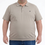 Мужское polo АННЕКС большого размера. Цвет бежевый. Низ изделия на манжете. (fu01957339)
