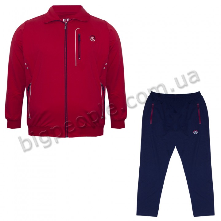 Красный спортивный костюм для больших людей IFC (SK00176741)