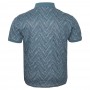 Чоловіча футболка polo великого розміру GRAND CHEFF. Колір бірюзовий. (fu01407118)