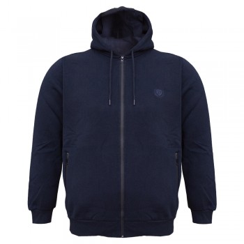 Толстовка великого розміру DEKONS (ba01050963) темно-синього кольору Толстовка великого розміру DEKONS (ba01050963) темно-синього кольору