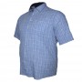 Синя сорочка великого розміру з коротким рукавом BIRINDELLI (ru00419031)