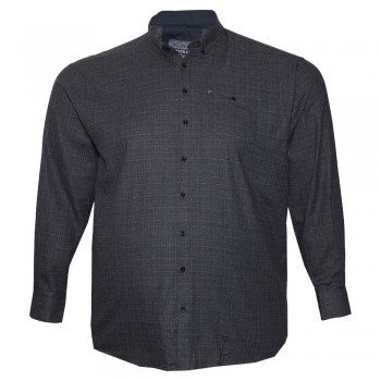 Сіра чоловіча бавовняна сорочка великих розмірів BIRINDELLI (ru00759057) Сіра чоловіча бавовняна сорочка великих розмірів BIRINDELLI (ru00759057)