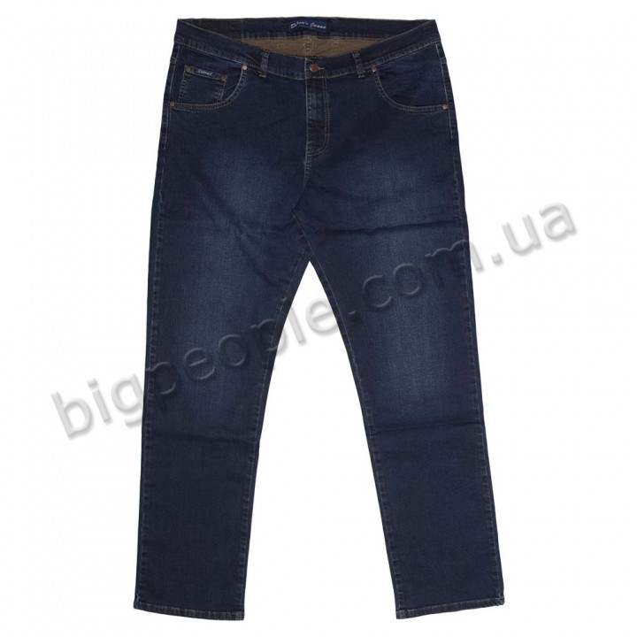 Чоловічі джинси DEKONS для великих людей. Колір темно-синій. Сезон осінь-весна. (DZ00392664)