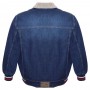 Чоловіча джинсова куртка DEKONS для великих людей. Колір темно-синій. (ku00508576)