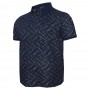Чоловіча футболка polo великого розміру GRAND CHEFF. Колір темно-синій. (fu01406960)