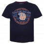 Футболка чоловіча ARMSTRONG великого розміру. Колір темно-синій. Воріт напівкруглий. (fu01206996)