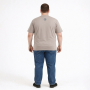 Футболка чоловіча POLO PEPE великого розміру. Колір бежевий. Комір напівкруглий. (fu02043057)