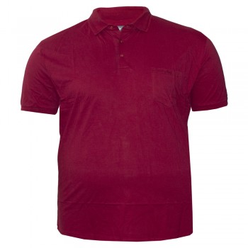 Чоловіча футболка polo великого розміру GRAND CHEFF. Колір бордо. (fu01390557)