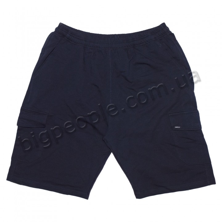 Трикотажні чоловічі капрі ANNEX великого розміру. Колір темно-синій. Пояс на резинці. (sh00305774)