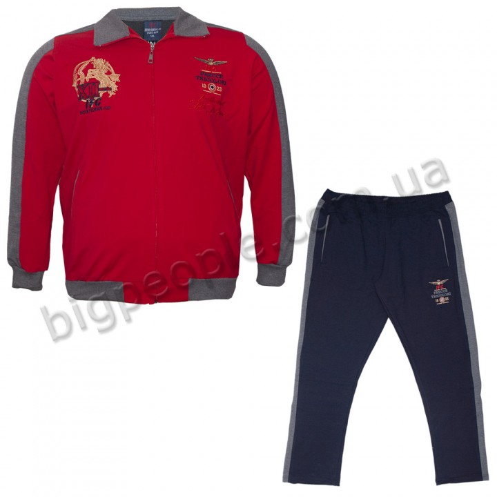 Червоний спортивний костюм для великих людей IFC (sk00131209)
