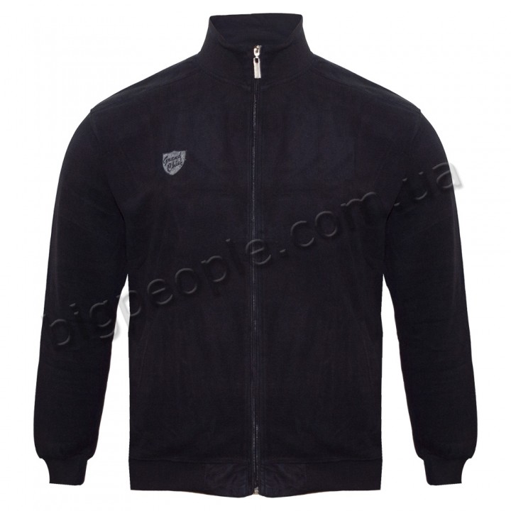 Чорна кофта великого розміру утеплена GRAND CHIEF (ba00770997)