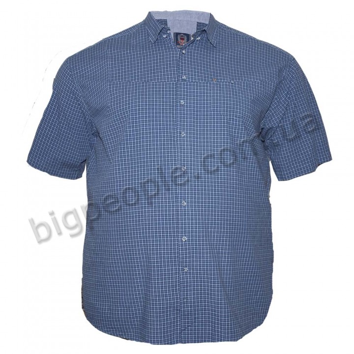 Мужская рубашка BIRINDELLI большого размера. Цвет синий. (ru00433521)