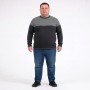 Тёмно-серый джемпер больших размеров TURHAN (ba01165774)