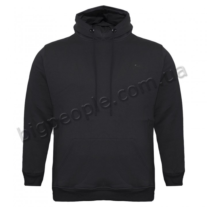 Худи мужское большого размера BORCAN CLUB (ba01084538) цвет чёрный