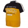 Футболка чоловіча ARMSTRONG великого розміру. Колір жовтий. Воріт напівкруглий. (fu01381941)