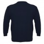 Тёмно-синяя мужская футболка с длинным рукавом ANNEX (fu01436758)