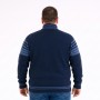 Темно-синяя теплая кофта большого размера TURHAN (ba01170469)