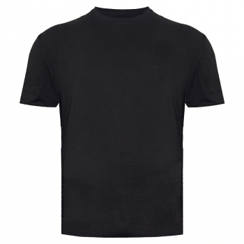 Футболка чоловіча TURHAN. Колір чорний. Комір напівкруглий. (fu01471832)