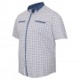 Серая хлопковая мужская рубашка больших размеров BIRINDELLI (ru05153995)