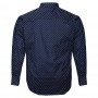 Тёмно-синяя классическая мужская рубашка больших размеров CASTELLI (ru00654886)