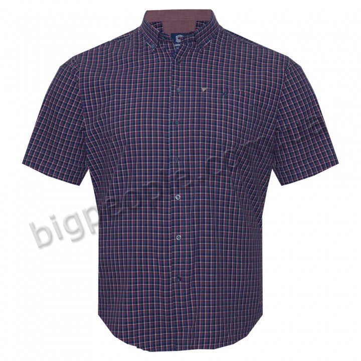 Летняя хлопковая мужская рубашка больших размеров BIRINDELLI (ru05214241)