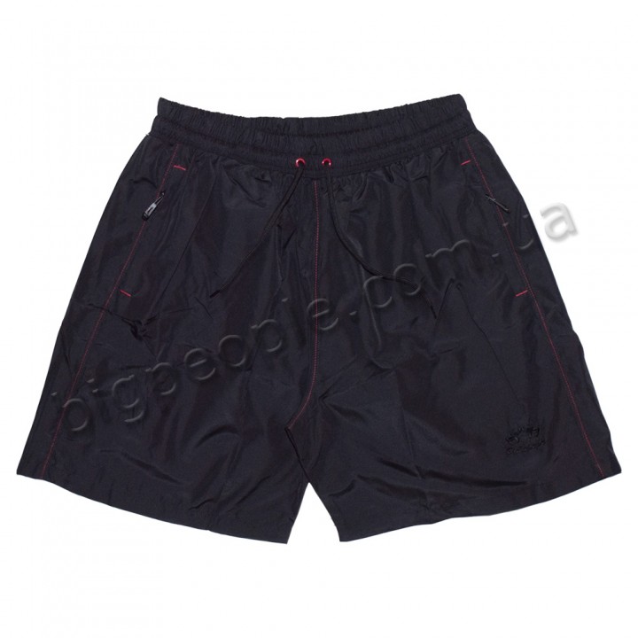 Великі чорні плавальні шорти для чоловіків POLO PEPE (sh00312546)