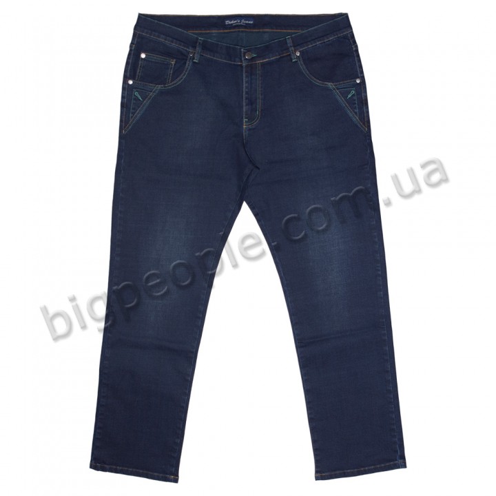 Мужские джинсы DEKONS для больших людей. Цвет тёмно-синий. Сезон осень-весна. (DZ00410966)