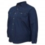 Тёмно-синяя мужская рубашка больших размеров DEKONS (ru00650946)