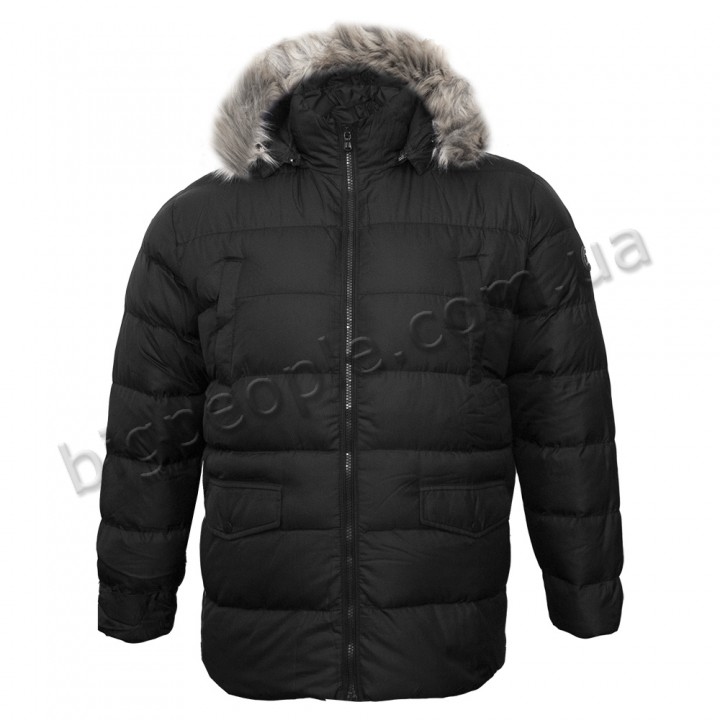 Куртка зимова чоловіча OLSER для великих людей. Колір чорний. (ku00506906)