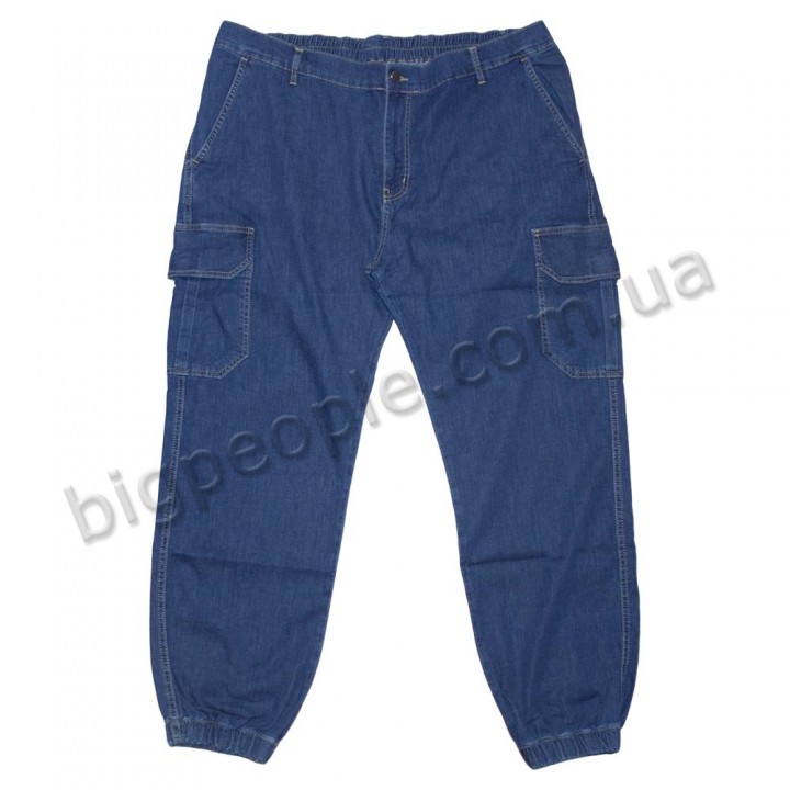 Чоловічі джинси DEKONS для великих людей. Колір синій. Сезон літо. (DZ00418399)