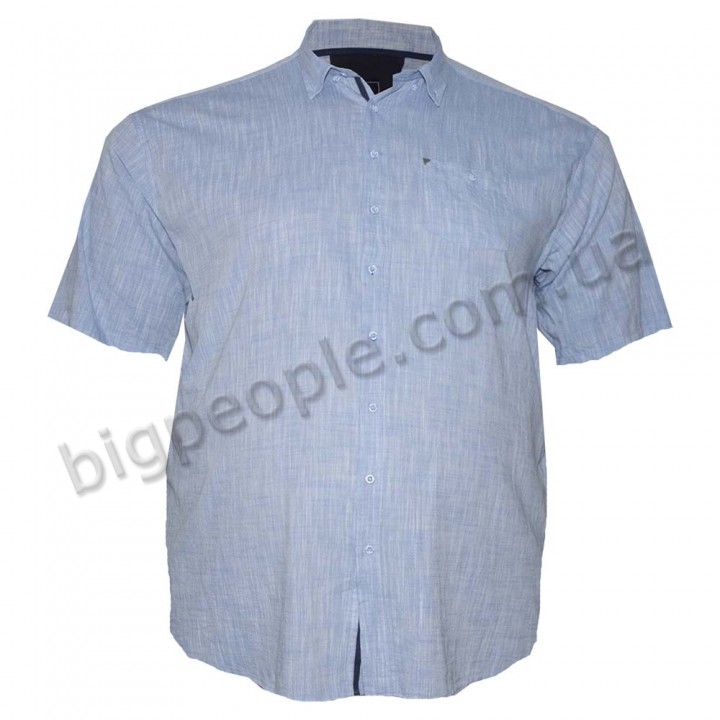 Светлая мужская рубашка больших размеров BIRINDELLI (ru00447805)