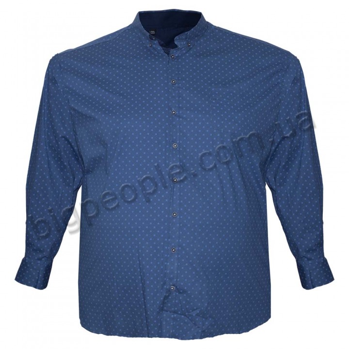 Синя чоловіча сорочка великих розмірів BIRINDELLI (ru00582887)