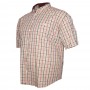 Рубашка мужская БИРИНДЕЛЛИ для больших людей. Цвет бежевый. (ru00411097)