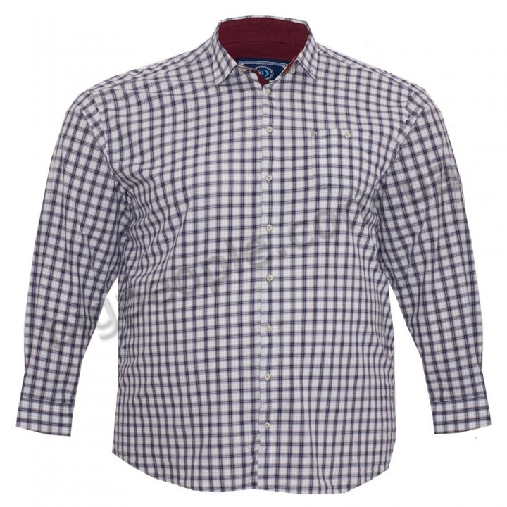 Коричневая мужская рубашка больших размеров BIRINDELLI (ru00465641)