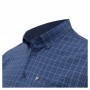 Синя бавовняна чоловіча сорочка великих розмірів BIRINDELLI (RU05269225)