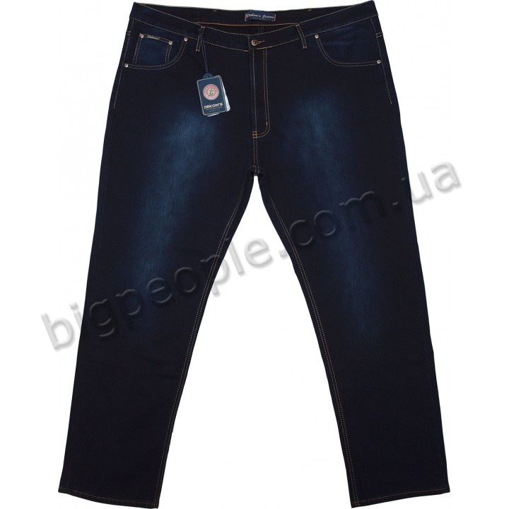 Чоловічі джинси ДЕКОНС великих розмірів. Колір темно-синій. Сезон зима. (dz00103567)