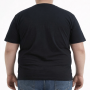 Футболка чоловіча ARMSTRONG великого розміру. Колір чорний. Комір напівкруглий. (fu01997446)