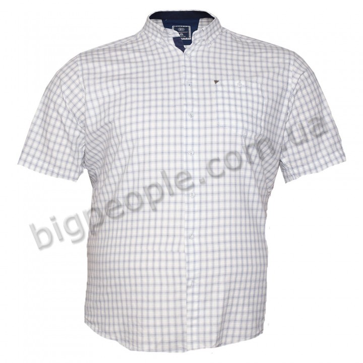 Біла сорочка великого розміру з коротким рукавом BIRINDELLI (ru00422341)