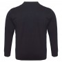 Черная мужская футболка с длинным рукавом ANNEX (fu01454535)