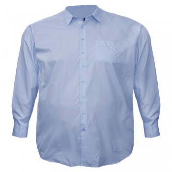 Голубая классическая мужская рубашка больших размеров CASTELLI (ru00663130)