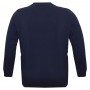 Тёмно-синяя мужская футболка с длинным рукавом ANNEX (fu01438846)