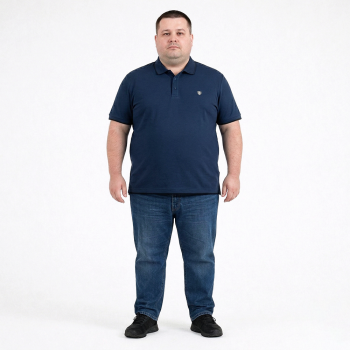 Поло синього кольору TURHAN (fu02024775)